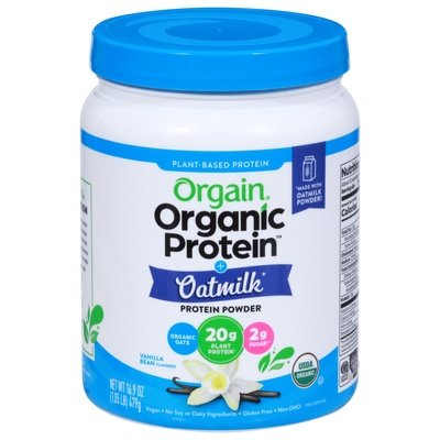 Orgain Protein Powder + Oatmilk Vanilla Bean Flavored 1/16.9 OZ [UNFI-CARLISLE #2795540]
