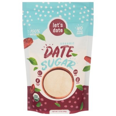 Lets Date Sugar Organic Date 6/12 OZ [UNFI #2822310] [ebt]