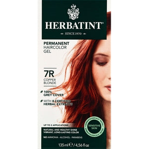 Herbatint Permanent Haircolor Gel Copper Blonde 7R 1/5.75 OZ [UNFI-CARLISLE #3115672]