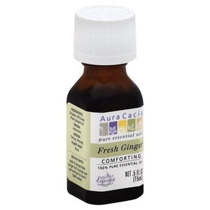 Aura Cacia Essential Oil 100% Pure Fresh Ginger 1/.50 OZ [UNFI-CARLISLE #1830678]