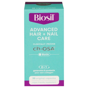 Biosil Hair + Nail Care Advanced Original Capsules 1/30 CAP [UNFI-CARLISLE #2945459]