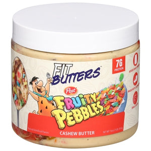 Fit Butters Cashew Butter Fruity Pebbles 6/16 OZ [UNFI #03098050] [ebt]