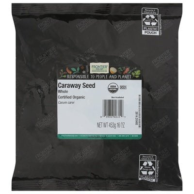 Frontier Nat Prod Co-Op Caraway Seed Whole 1LB [UNFI-CARLISLE #448399] [ebt]