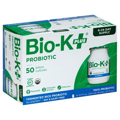 Bio-K Bio-K Og2 Blueberry 6Pk 4/6/3.5 OZ [UNFI #2121143] [ebt]