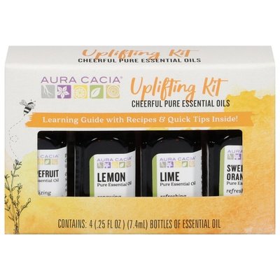 Aura Cacia Essential Oils Uplifting Kit 1/1 KIT [UNFI-CARLISLE #2737955]