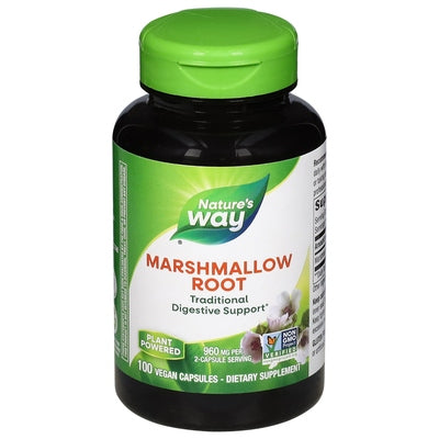 Natures Way Marshmallow Root Vegan Capsules 1/100 CAP [UNFI-CARLISLE #290700] [ebt]