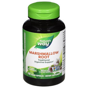 Natures Way Marshmallow Root Vegan Capsules 1/100 CAP [UNFI-CARLISLE #290700] [ebt]