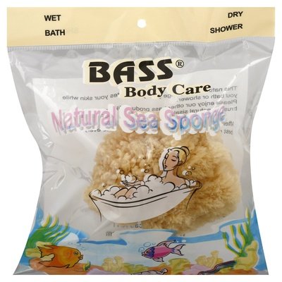 Bass Brushes Sea Sponge Natural Body Care 1CT [UNFI-CARLISLE #2206688]