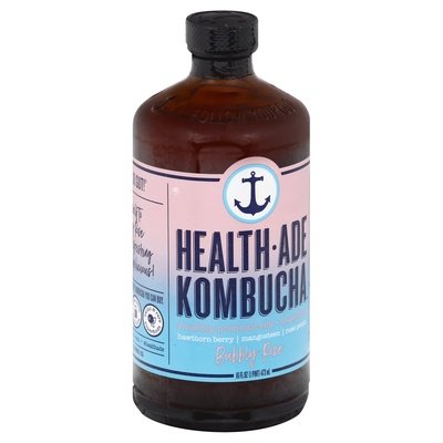 Health-Ade Kombucha Bubbly Rose 12/16 OZ [UNFI #1788371] [ebt] D