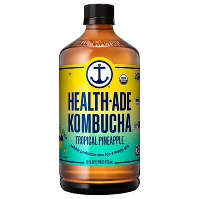 Health-Ade Kombucha Tropical Pineapple 12/16 OZ [UNFI #2467017] [ebt] D