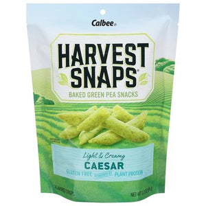 Harvest Snaps Green Pea Snacks Baked Caesar 12/3.3 OZ [UNFI #738955] [ebt]