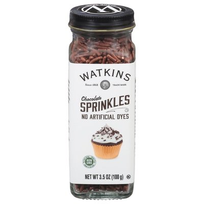 Watkins Sprinkles Chocolate 3/3.5 OZ [UNFI-CARLISLE #2590727] [ebt]