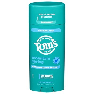 Toms Of Maine Deodorant Mountain Spring Scent Aluminum Free 6/3.25 OZ [UNFI-CARLISLE #3025459]