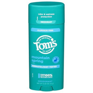 Toms Of Maine Deodorant Mountain Spring Scent Aluminum Free 6/3.25 OZ [UNFI-CARLISLE #3025459]