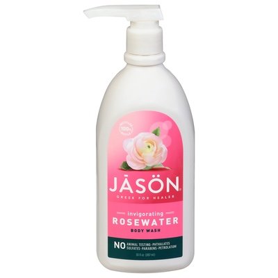 Jason Natural Products Body Wash Rosewater Invigorating 1/30 OZ [UNFI-CARLISLE #224824]