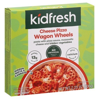 Kidfresh Cheese Pizza Wagon Wheels 8/7.25 OZ [UNFI #2871382] [ebt]