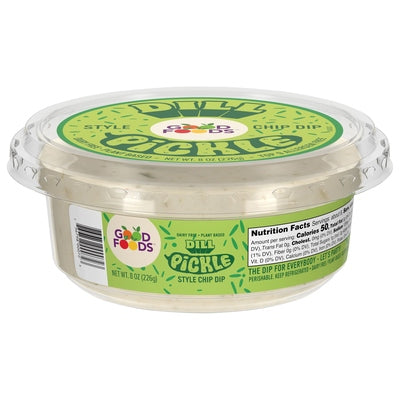 Good Foods Chip Dip Dill Pickle Style 8/8 OZ [UNFI #03064615] [ebt]