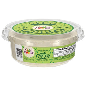Good Foods Chip Dip Dill Pickle Style 8/8 OZ [UNFI #03064615] [ebt]