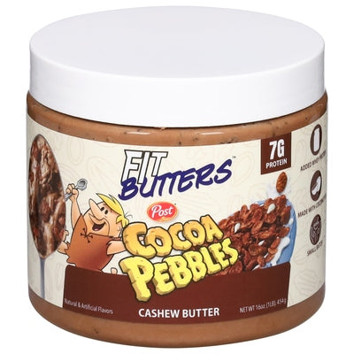 Fit Butters Cashew Butter Cocoa Pebbles 6/16 OZ [UNFI #03098043] [ebt]