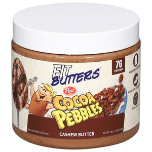 Fit Butters Cashew Butter Cocoa Pebbles 6/16 OZ [UNFI #03098043] [ebt]