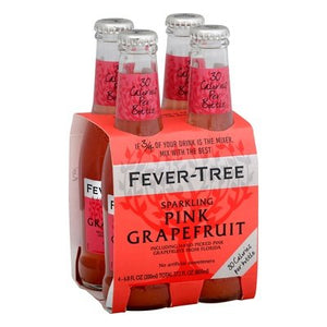 Fever-Tree Juice Pink Grapefruit Sparkling 6/4/6.8 OZ [UNFI #2540516] [ebt]