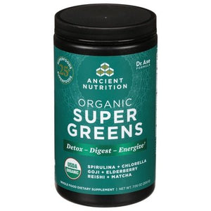 Ancient Nutrition Super Greens Organic 1/7.05 OZ [UNFI-CARLISLE #2746246]