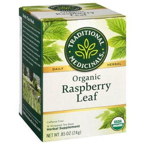 Traditional Medicinals Herbal Supplement Organic Raspberry Leaf Caffeine Free Tea Bags 6/16 BAG [UNFI #117747] [ebt]
