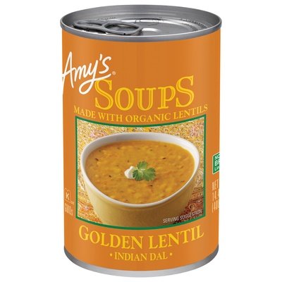 Amys Soups Golden Lentil Indian Dal 12/14.4Oz [UNFI #0575159] [ebt]