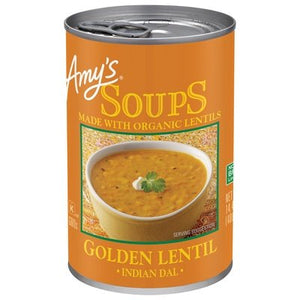 Amys Soups Golden Lentil Indian Dal 12/14.4Oz [UNFI #0575159] [ebt]