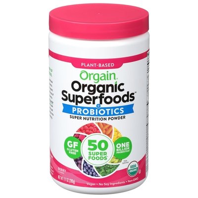 Orgain Super Nutrition Powder Plant Based Berry Flavor 1/.62 LBS [UNFI-CARLISLE #1795798]