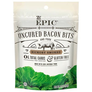 Epic Bacon Bits and Pork Hickory Smoked Uncured 10/3 OZ [UNFI-CARLISLE #2171411] [ebt]
