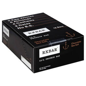 Rxbar Protein Bar Chocolate Sea Salt 12/1.83 OZ [UNFI-CARLISLE #1747971] [ebt]