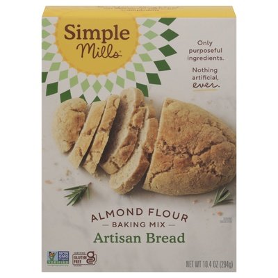 Simple Mills Baking Mix Almond Flour Artisan Bread 6/10.4 OZ [UNFI #2059152] [ebt]