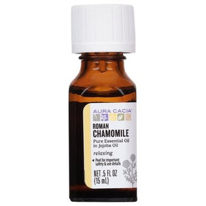 Aura Cacia Pure Essential Oil Roman Chamomile 1/.5 OZ [UNFI-CARLISLE #548271]