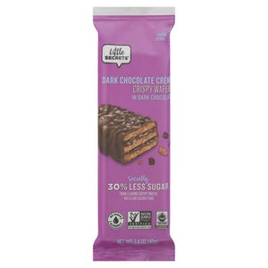 Little Secrets Wafers Crispy Dark Chocolate Creme 12/1.4 OZ [UNFI-CARLISLE #2277432] [ebt]
