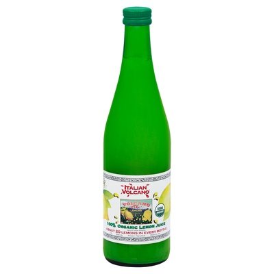 Italian Volcano Juice 100% Organic Lemon 12/16.9 OZ [UNFI #1228691] [ebt]