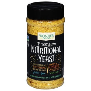 Frontier Nat Prod Co-Op Nutritional Yeast Premium 1/3.6 OZ [UNFI-CARLISLE #2419729] [ebt]