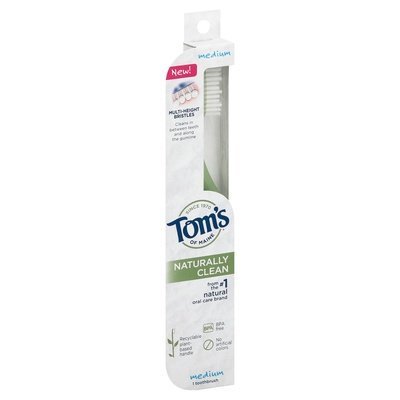 Toms Of Maine Toothbrush Naturally Clean Medium 6CT [UNFI-CARLISLE #1218494]