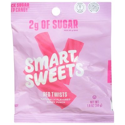 Smartsweets Candy Berry Punch Red Twists 12/1.8 OZ [UNFI-CARLISLE #2680536] [ebt]