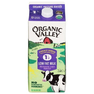 Organic Valley Milk Low Fat 1% Milk Fat 6/64 OZ [UNFI #644740] [ebt]