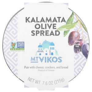 Mt Vikos Gourmet Spread Kalamata Olive 6/7.6 OZ [UNFI #207613] [ebt]