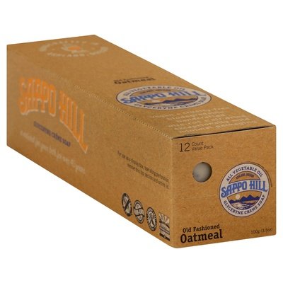 Sappo Hill Soap Glycerine Creme Old Fashioned Oatmeal 12/3.5 OZ [UNFI-CARLISLE #523324]