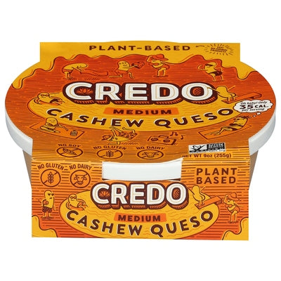 Credo Cashew Queso Medium 12/9 OZ [UNFI #03170735] [ebt]