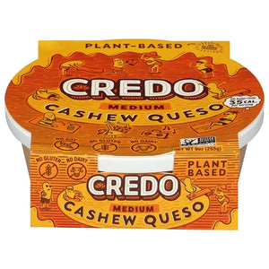 Credo Cashew Queso Medium 12/9 OZ [UNFI #03170735] [ebt]
