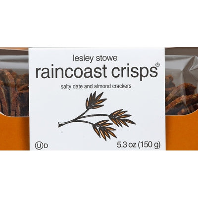Lesley Stowe Crackers Salty Date and Almond 12/5.3 OZ [UNFI #02028900] [ebt]