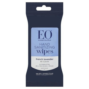 Eo Hand Sanitizing Wipes French Lavender 6/10 CT [UNFI-CARLISLE #577320]
