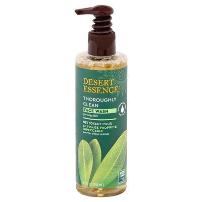 Desert Essence Face Wash Thoroughly Clean 1/8.5 OZ [UNFI-CARLISLE #308148]