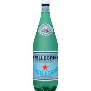 San Pellegrino Sparkling Water Natural Mineral 12/1 LTR [UNFI #0396697] [ebt]