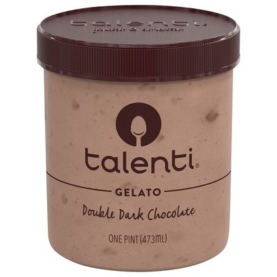 Talenti Gelato E Sorbetto Gelato Double Dark Chocolate 8/16 OZ [UNFI #281527] [ebt]
