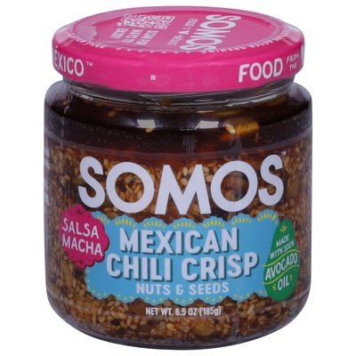 Somos Salsa Macha Mexican Chili Crisp Nuts & Seeds 6/6.5 OZ [UNFI #2959013] [ebt]